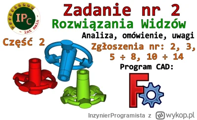 InzynierProgramista - Zadanie nr 2 - rozwiązania Widzów - cz. 2 | FreeCAD | modelowan...