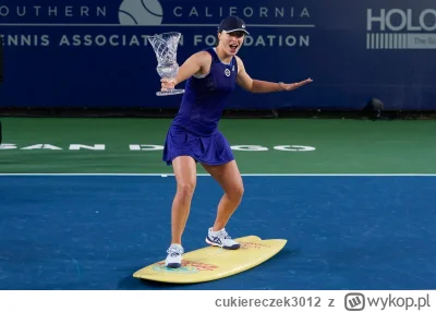 cukiereczek3012 - Iga na kort wjeżdża dziś tak
#tenis
