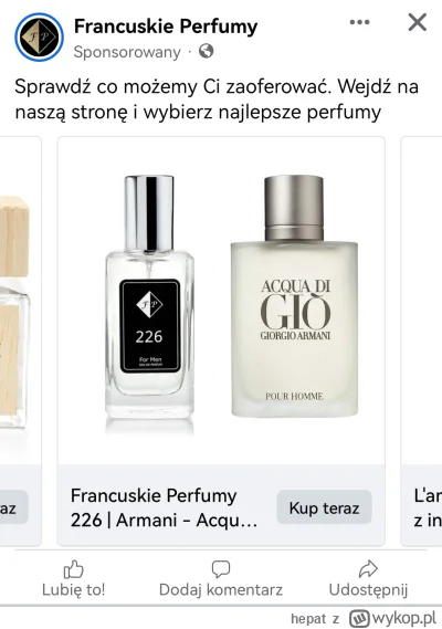 hepat - Mirki kupował ktoś takie "francuskie" odpowiedniki? 


#perfumy