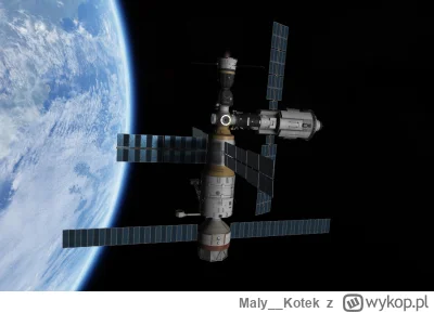 Maly__Kotek - Mir zbudowany i pierwszy Soyuz zadokowany ʕ•ᴥ•ʔ Wynosiłem moduły pojedy...
