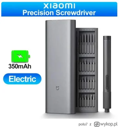 polu7 - Xiaomi Mijia Electric Screwdriver MJDDLSDOO3QW
Cena: 20.88$ (83.37 zł) | Najn...