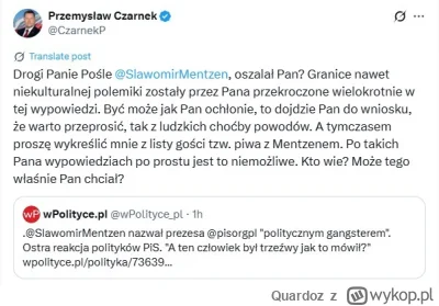 Quardoz - #polityka #bekazpisu #bekazprawakow Czarnek jeszcze do wczoraj miał na piwi...