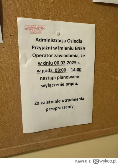 KaweX - Rozumiem brak prądu przez 1-2h , ale gdzie my żyjemy, że na 6h prądu ma nie m...