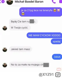 X.....1 - #famemma Luźna guma obrońcy Baxtona, przecież "każdy tak pisze z 13letnia k...