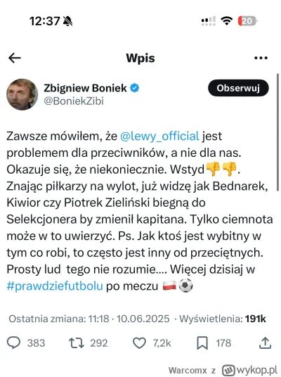 Warcomx - Zibi prętem po kratach ( ͡° ͜ʖ ͡°)

#mecz #pilkanozna #reprezentacja