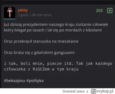 DominiCanes - @Logan00: sam się przyznał i 200+ też zapieklo. Mijasz się z faktami