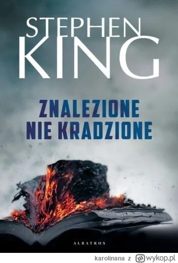 karolinana - 450 + 1 = 451

Tytuł: Znalezione nie kradzione
Autor: Stephen King
Gatun...