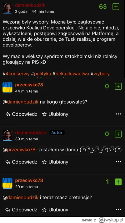 d4wid - Najlepszy dziś na koniec 
#nieruchomosci #gielda #bekazprawakow #polityka