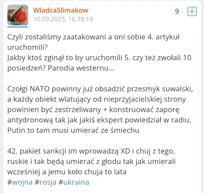 Nikczemnik - @WladcaSlimakow: dawaj wysmaz jeszcze jakiś kontrowersyjny wysryw. Jak a...