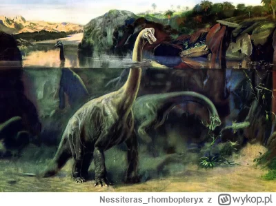 Nessiterasrhombopteryx - "Zauropody" Zdenka Buriana. Rety, jeszcze wczoraj nie miałem...