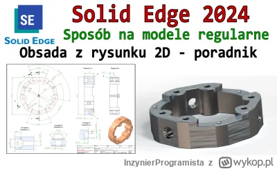 InzynierProgramista - Solid Edge - przykład regularnego modelu 3D - obsada - jak zacz...