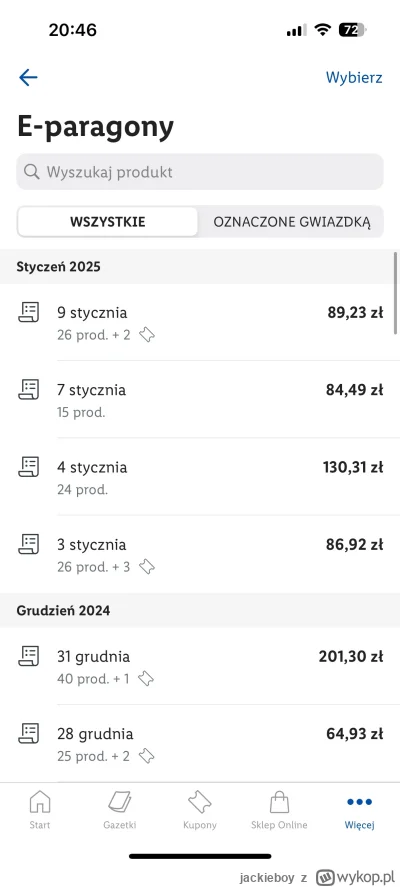 jackieboy - Hej. Chce nieco bardziej analizować swoje zakupy w zakresie planowania bu...