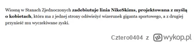 Cztero0404 - Wiadomo +1 nike nowa linia dla kobiet, olać mężczyzn. Na pewno robienie ...