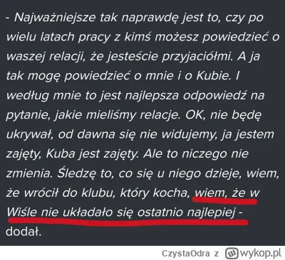 CzystaOdra - Jurgen Klopp śledzi losy Wisły Kraków.
#wislakrakow  #mecz #pilkanozna  ...