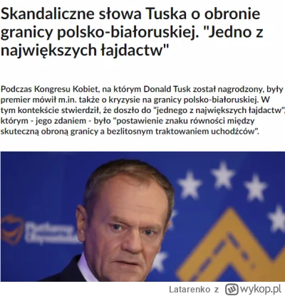 Latarenko - Śmiejecie się, ze Ochojska jest agentem Kaczyńskiego który ma ośmieszać o...