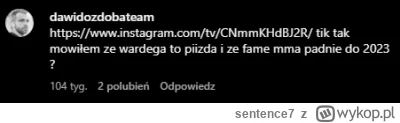 sentence7 - #famemma komentarz ozdoby z 3 października 2021 i post z tego komentarza ...