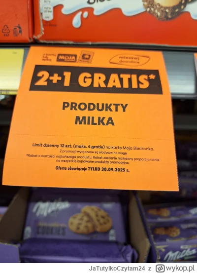 JaTutylkoCzytam24 - #biedronka 

Co tam, że dzisiaj jest 3.10.2025 r. Normalnie chłop...