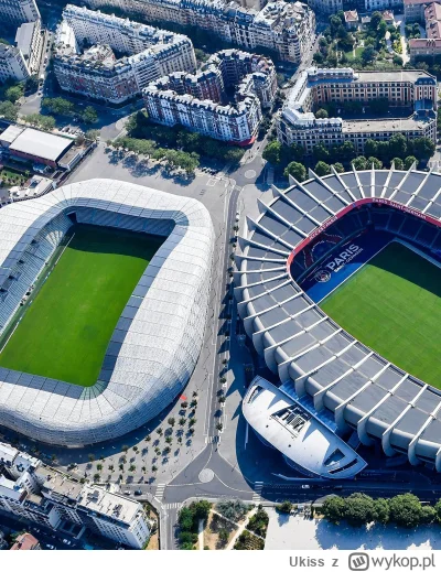 Ukiss - 2 stadiony w Paryżu (Parc des Princes i Stade Jean-Bouin) znajdujące się tuż ...