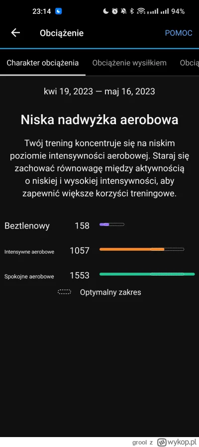 grool - @smatthy: Żeby Garmin uznał trening za sensowny, powinienes starać się różnic...