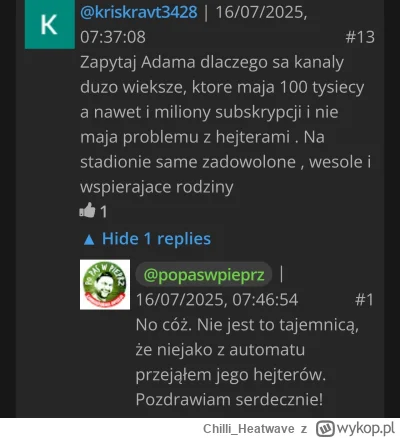 Chilli_Heatwave - #raportzpanstwasrodka 

Gapcio przejął hejterow od Adama, nowe, teg...