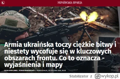 Stabilizator - >1. Kierunek Pokrowski
Sytuacja jest krytyczna , armia ukraińska z każ...