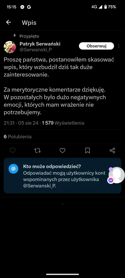 monox12 - @WielkiNos I dodatkowo zesrał się i blokuje możliwość komentowania