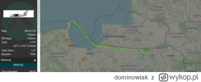 dominowiak - #flightradar24 #adsb #wojna 
Ale sprawdzają ;)