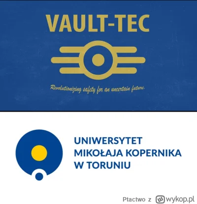 Ptactwo - Mało kto wie, że logo toruńskiej uczelni #umk było wzorowane na logo Vault ...