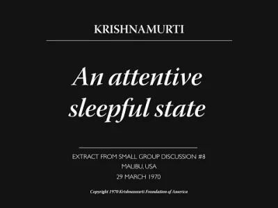 Nemayu - @Painless: Mniej więcej o tym mówi #krishnamurti w załączonym wideo.

Mam po...