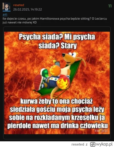 reseted - #f1 

Dobrze się zestarzało, nie dla wszystkich oczywiście ( ͡º ͜ʖ͡º)