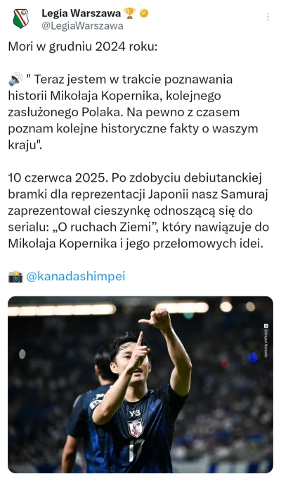 marcelus - Istnieje bardzo dużą szansa że Morishita wie już więcej o Polsce i ma dla ...