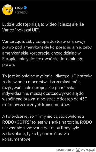 pawelczixd - Gdyby Trump/Mus/Vance kazał polskim prawakom skoczyć z mostu to zrobilib...