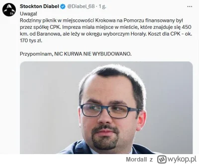 Mordall - CPK była pomyslana jako wielka przepompownia pieniedzy dla pisowskich złodz...