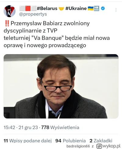 badreligion66 - #tvpis #polityka Czyli Babiarz był propagandzistą? XD