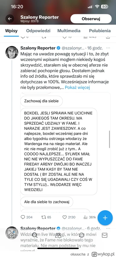 oluuucha - @wieszjo: nie wiem na ile można w to wierzyć, ale ciekawe