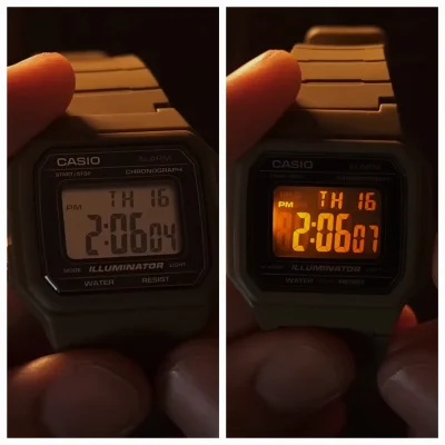 jar-mitryn - Fajna rzecz w zegarku Casio . Na pierwszy rzut oka podstawowy wyświetlac...