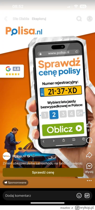 mazloo - Polisa.nl 
A to smieszki ( ͡° ͜ʖ ͡°)
#obrazajopapieza
#2137