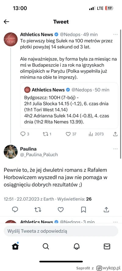 Saprofit - @mateee: podkręcimy pikanterię oraz dalsze insynuacje tym, że ostatnio był...