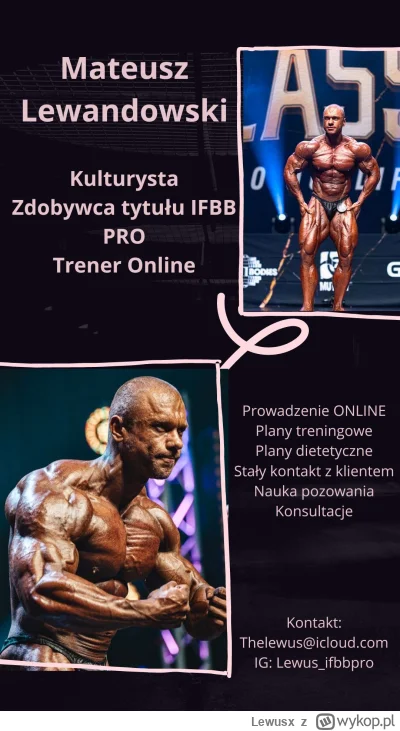 Lewusx - Siema.

Szybkie ogłoszenie.

Przyjmę na prowadzenie online 5 kobiet chcących...