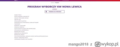 mango2018 - Program Lewicy to jedna, wielka pierdo....lonaa utopia, za która nie wiad...