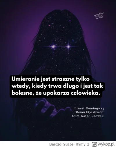 BardzoSuabeRymy - #przegryw Ernest Hemingway patronem tagu