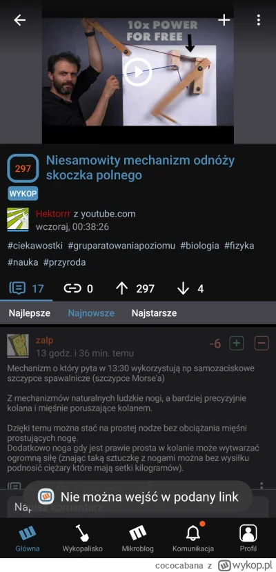 cococabana - O co chodzi z tym "nie można wejść w podany link"? żadne znalezisko mi s...