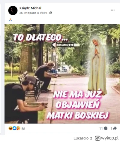 Lukardio - A może dlatego że matka boska jest fotonieuchwytna

https://www.facebook.c...