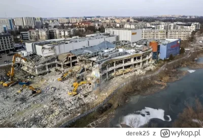 derek25 - Trwa wyburzanie galerii Plaza w Krakowie a co za tym idzie zniknie drugie o...
