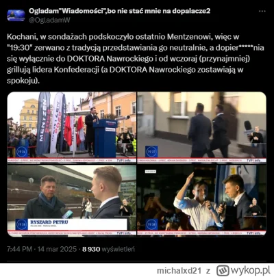 michalxd21 - @Eldricht: Tylko że jak ktoś ogląda TVP Info, a zacząłem robić to od kil...