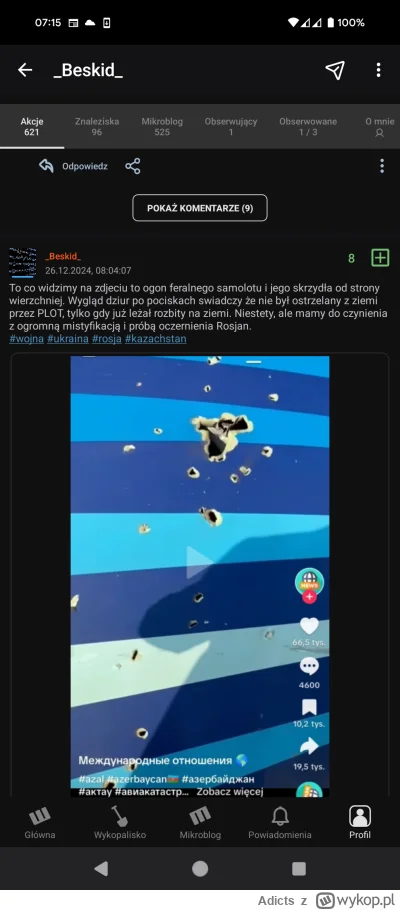 Adicts - @Beskid dobry ty jesteś bakłażan. Zapraszam z powrotem do muchosrańska.