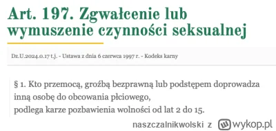 naszczalnikwolski - @brusilow12: Podobnie jak b---a albo gwalt. Normalne pojecia uzyw...