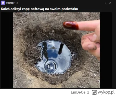 EmDeCe - #humorobrazkowy #heheszki

Gość odkrył ropę naftową na swoim podwórku. Ale s...