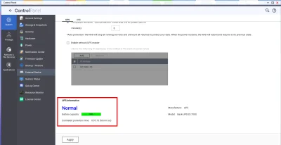 HoRsHiN - @spacjescpracowac: Moim zdaniem warto spiąć UPS z NAS. Raz że w razie awari...
