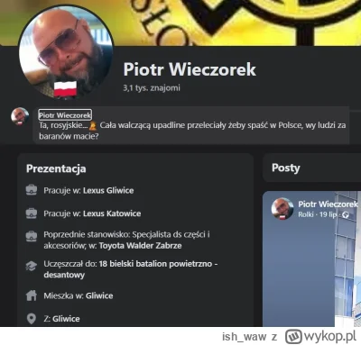 ish_waw - Czy tego ruskiego drona ktoś już strącił, w sensie napisał do Lexus Gliwice...